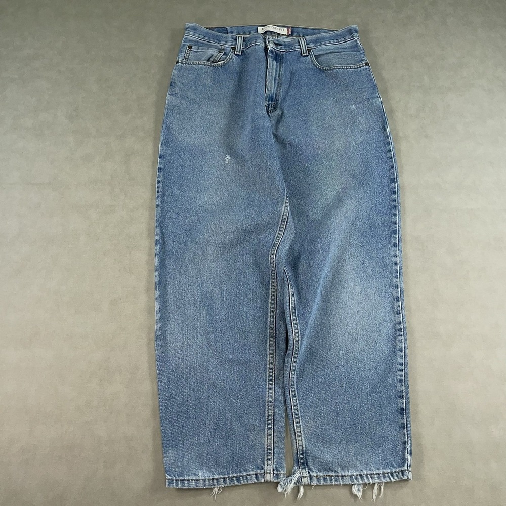 Vintage Levis 560 Jeans Mens 34x30 Comfort Fit Loose Denim Distressed Baggy Y2K